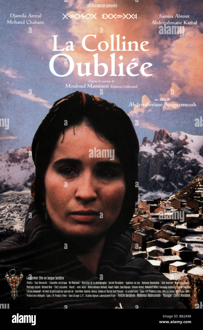 Colline oubliée, La Colline oubliée, La Jahr: 1997 - Algerien Affiche, Poster Regie: Abderrahmane Bouguermouh Stockfoto