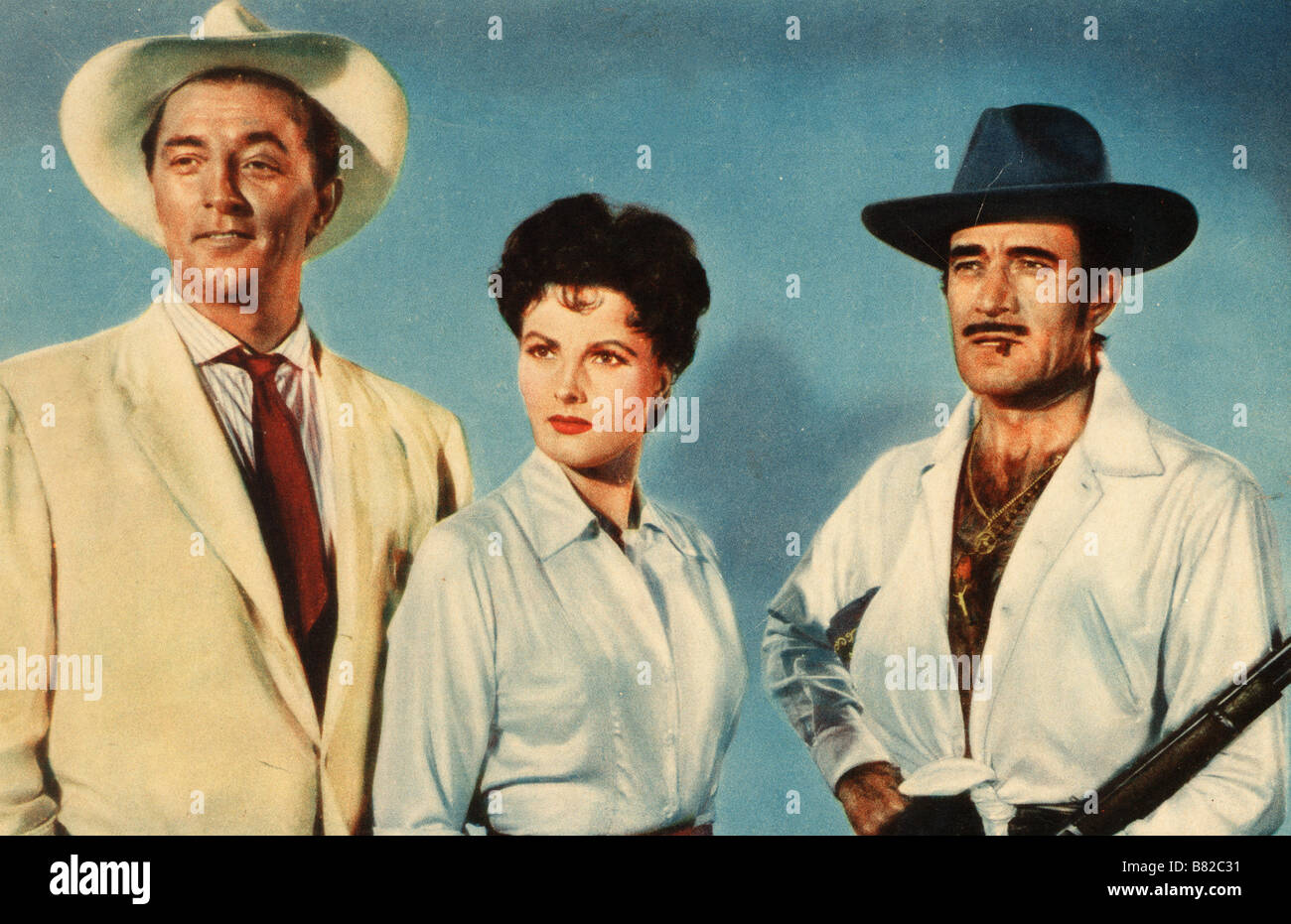 Bandido caballero Bandido Jahr: 1956 USA Robert Mitchum, Ursula Thiess, Gilbert Roland Regisseur: Richard Fleischer Stockfoto
