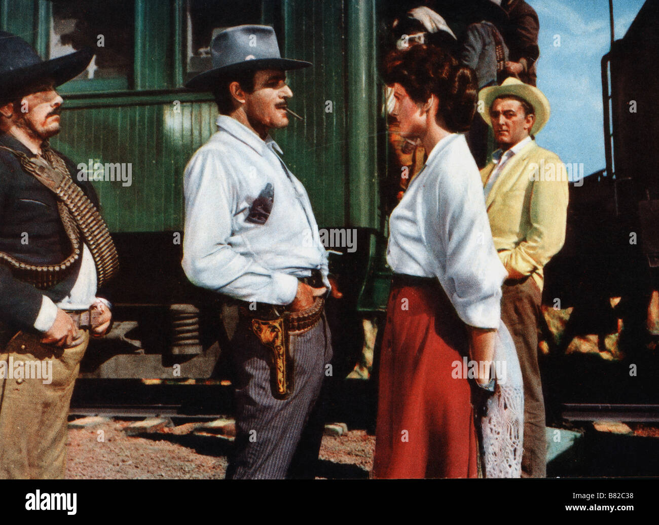 Bandido caballero Bandido Jahr: 1956 USA Robert Mitchum, Ursula Thiess, Gilbert Roland Regisseur: Richard Fleischer Stockfoto
