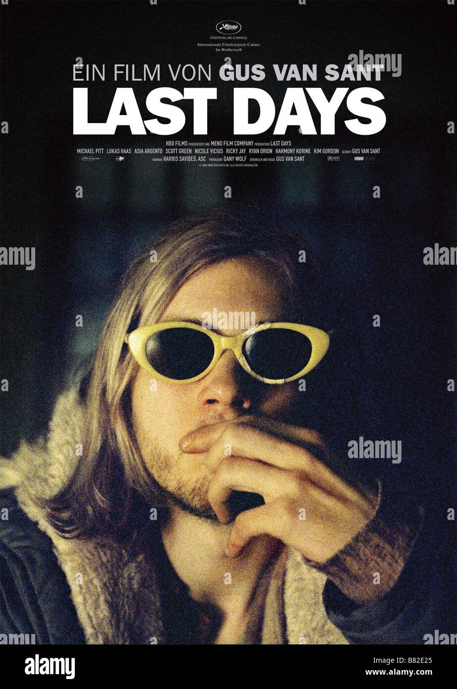 Letzten Tage Jahr: USA 2005 - Affiche/Poster Michael Pitt Regie: Gus Van Sant Stockfoto
