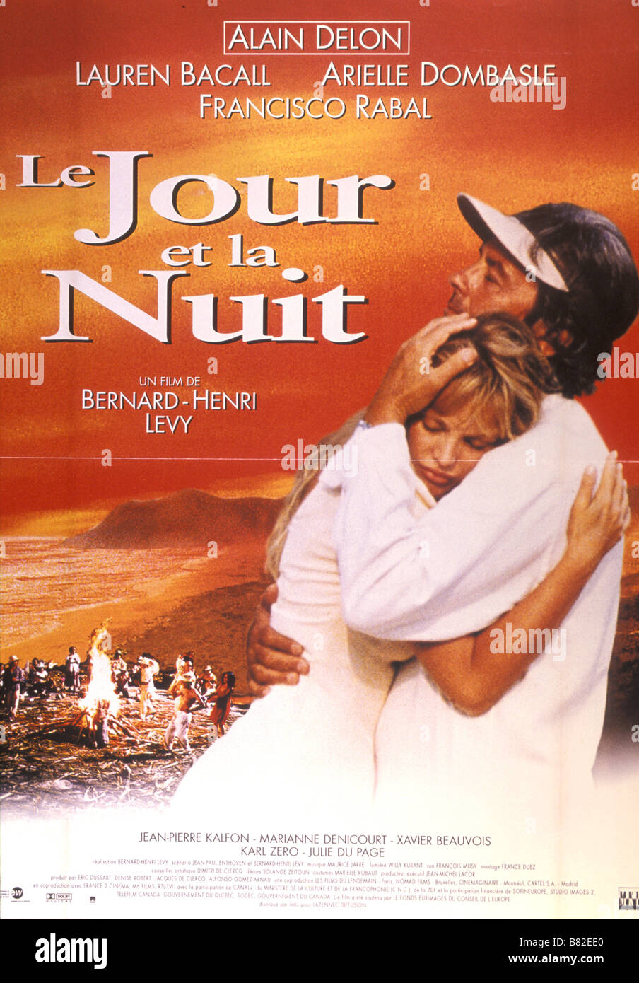 Le jour et la nuit Tag und Nacht Jahr: 1997 - Frankreich/Kanada Alain Delon, Arielle Dombasle Regie: Bernard-Henri Lévy Filmplakat (Fr) Stockfoto