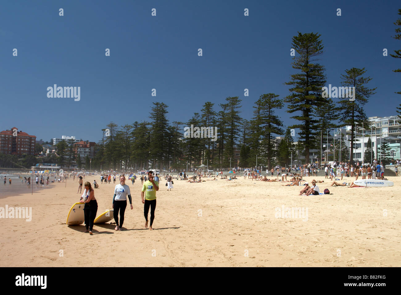 Manly Beach in Sydney, Australien Stockfoto