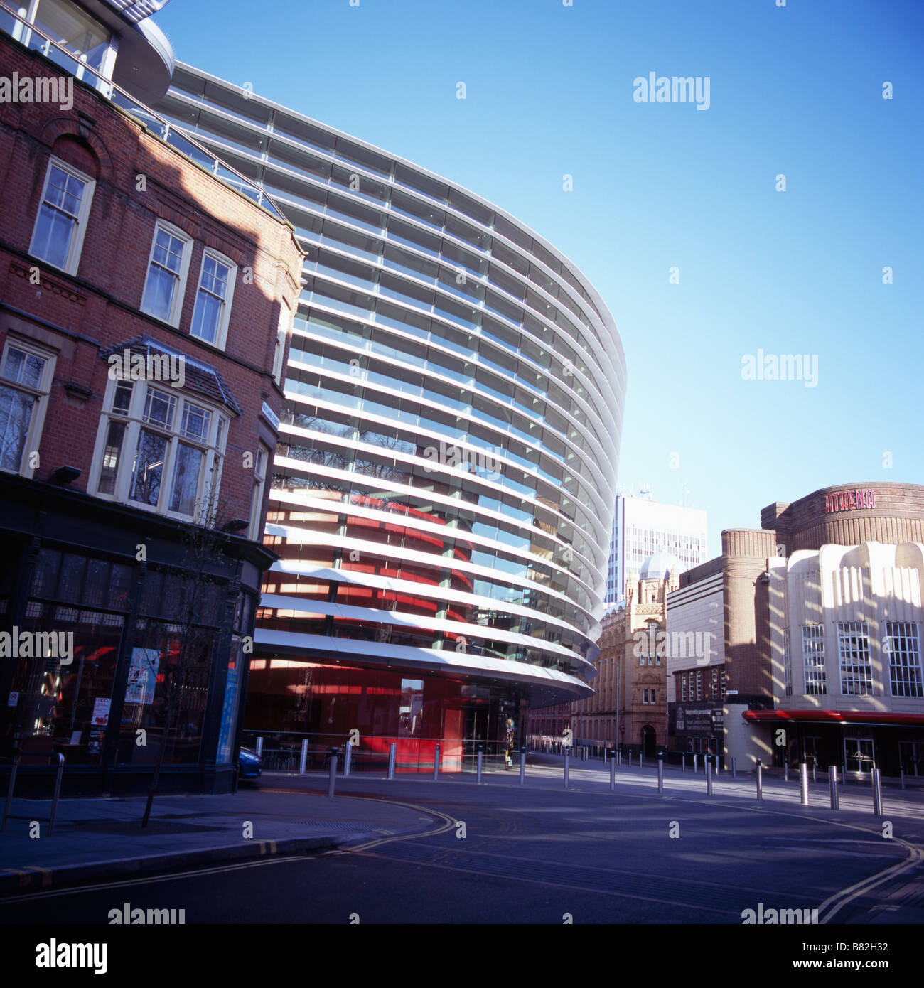 Die Curve Theatre in Orton Square Teil des kulturellen Viertels in Leicester Stockfoto