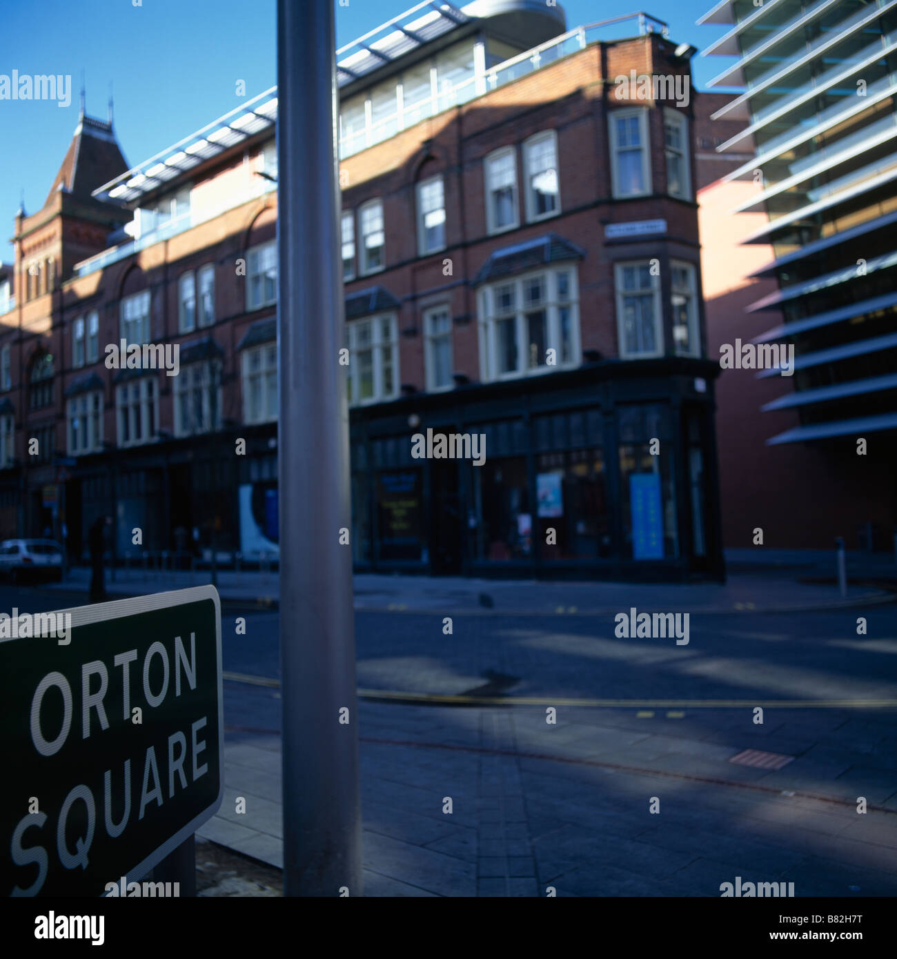 Die Curve Theatre in Orton Square Teil des kulturellen Viertels in Leicester Stockfoto