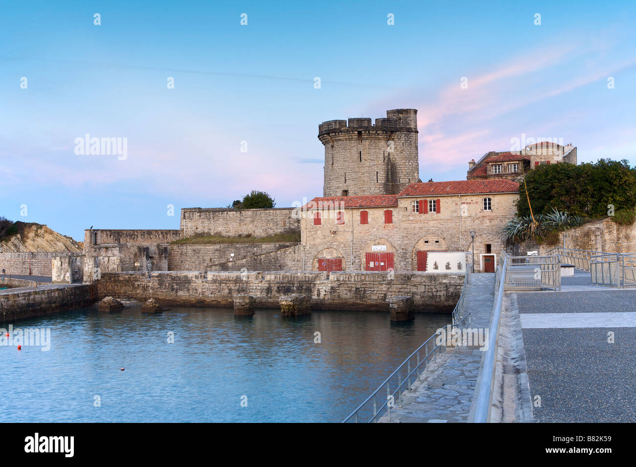 Fort von Socoa zahlt Baskenland Frankreich Stockfoto