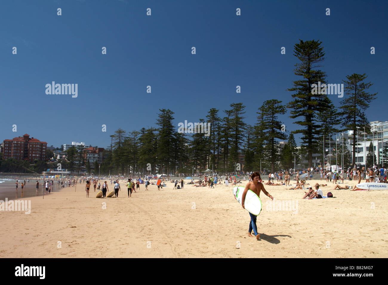 Manly Beach in Sydney, Australien Stockfoto