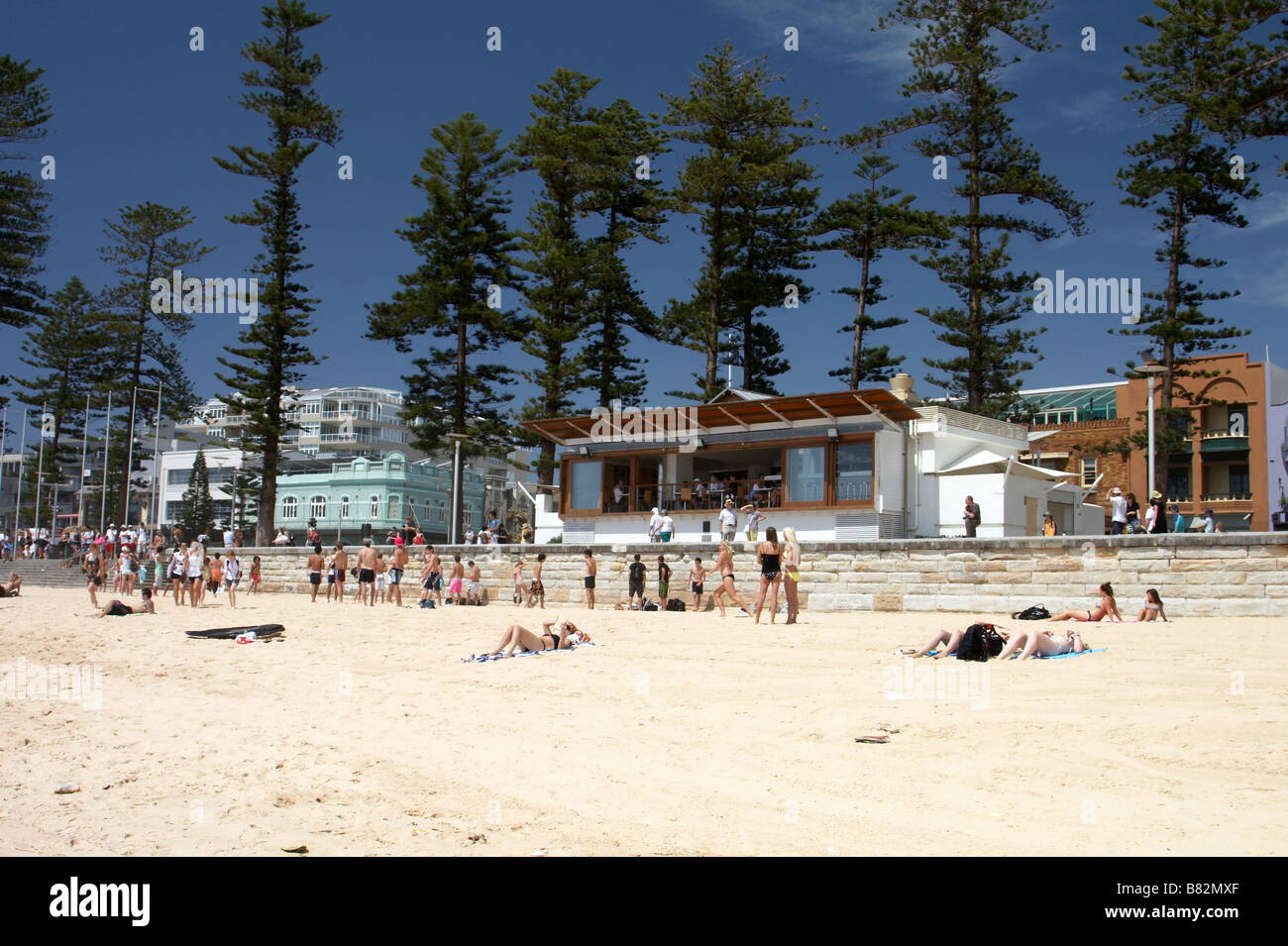 Manly Beach in Sydney, Australien Stockfoto