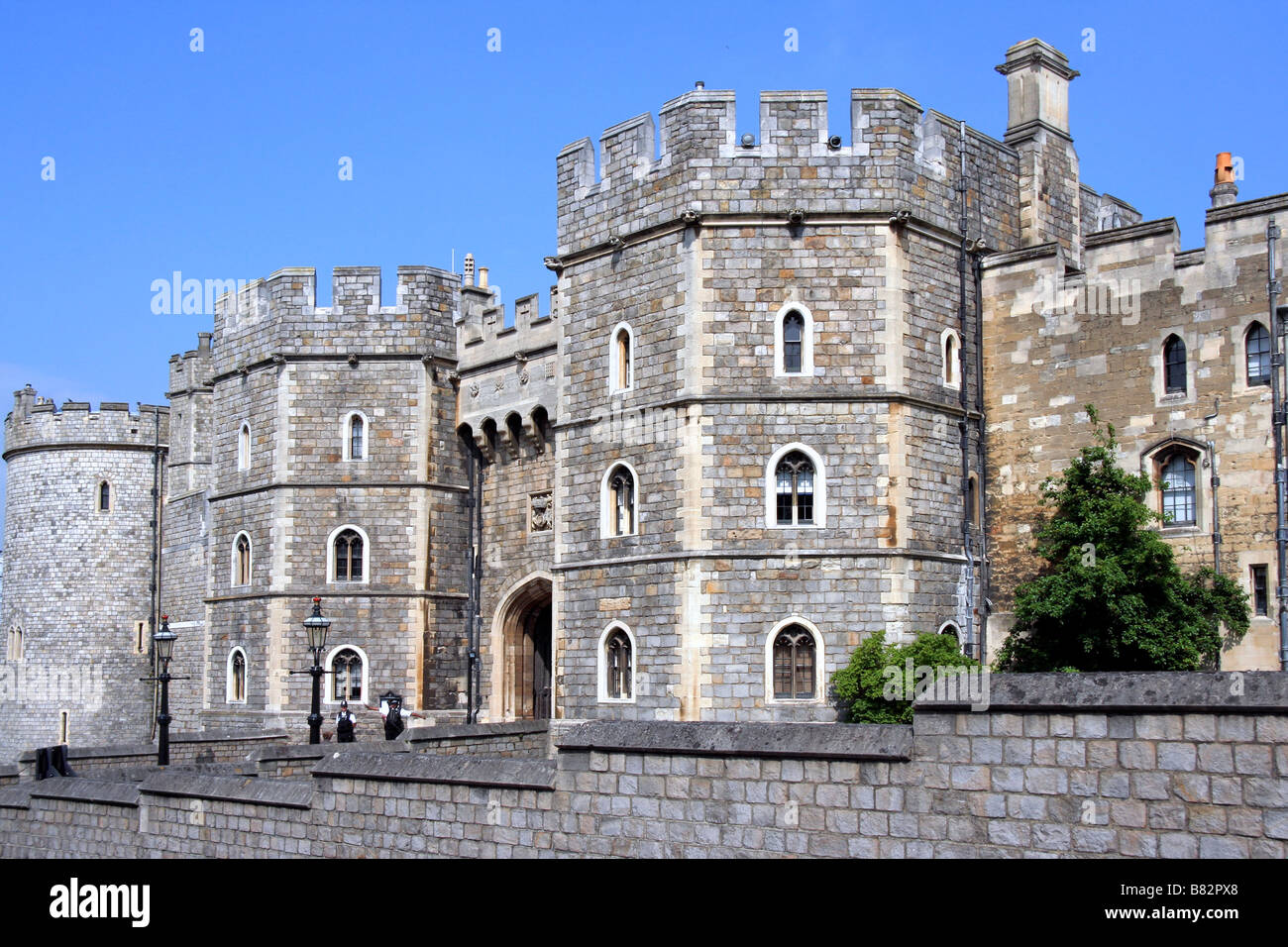 Windsor Castle Haupttor Stockfoto