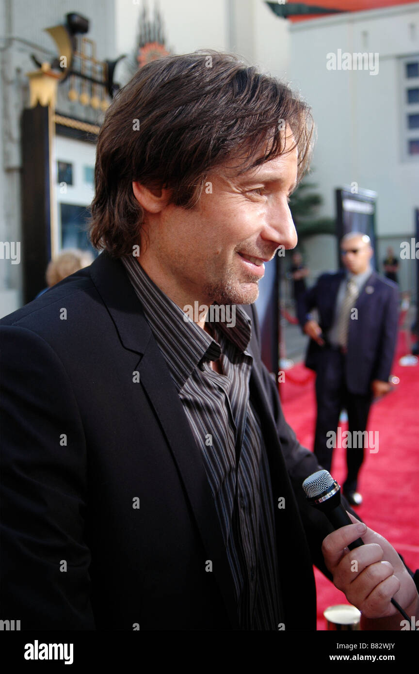 Schauspieler David Duchovny besucht die US-Premiere von The X-Files: Ich will glauben an Mann Graumans Chinese Theater. Stockfoto