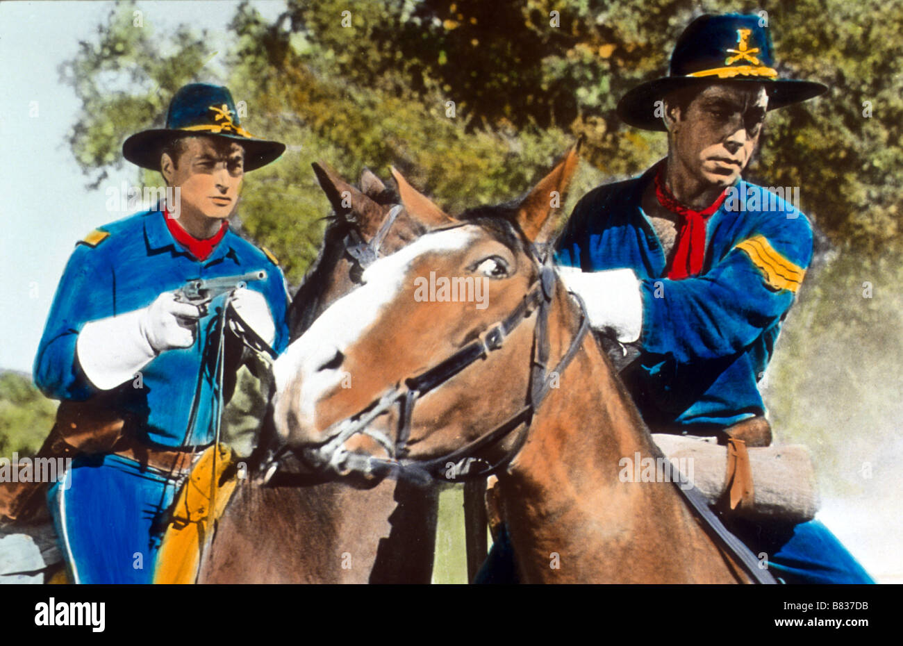 La trahison du Capitaine Porter Donner über die Ebenen (1953) USA Lex Barker Regie: André De Toth Stockfoto