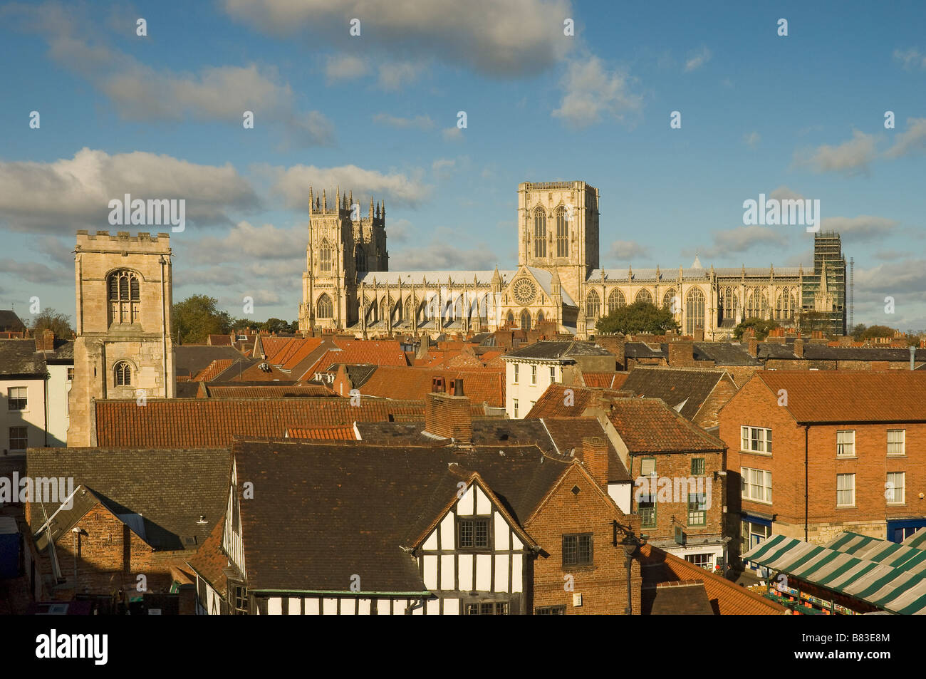 York Minster und Stadtbild York North Yorkshire England Großbritannien GB Großbritannien Stockfoto