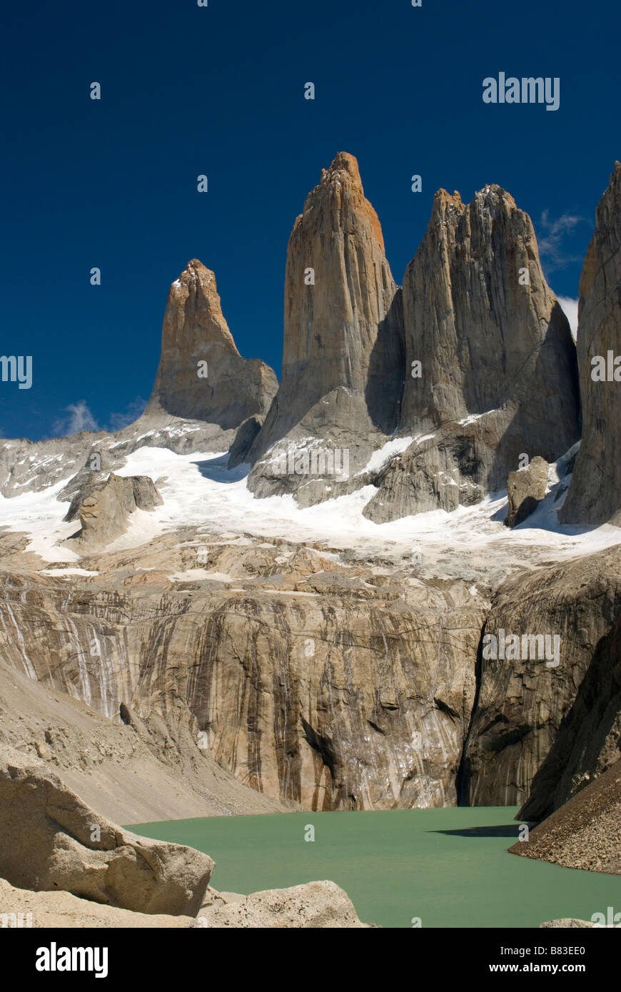 Torres Del Paine (Türme von Paine), Chile Stockfoto