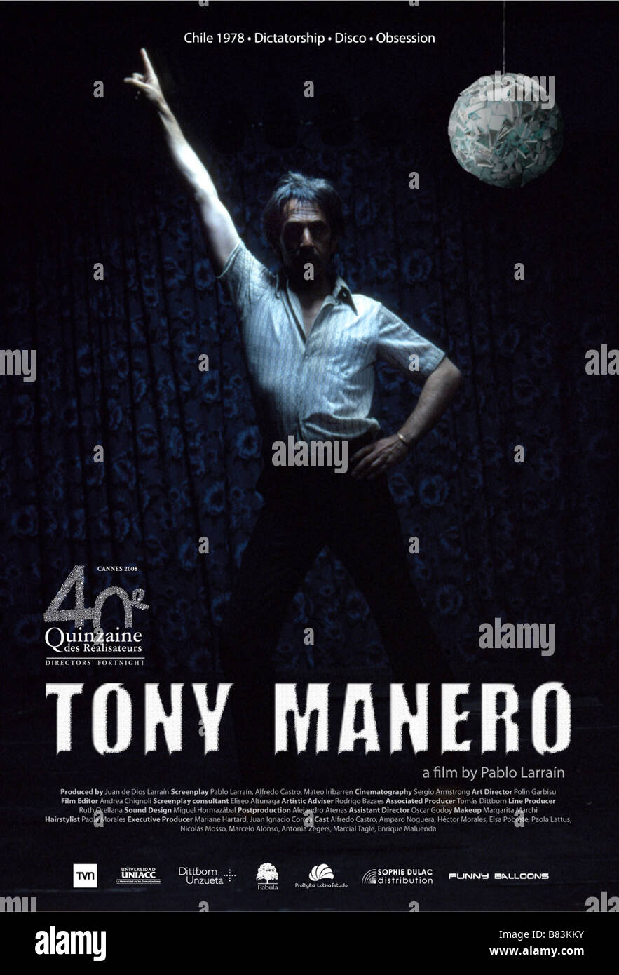 Tony Manero Jahr: 2008 Regie: Pablo Larrain Alfredo Castro Poster Cannes Stockfoto