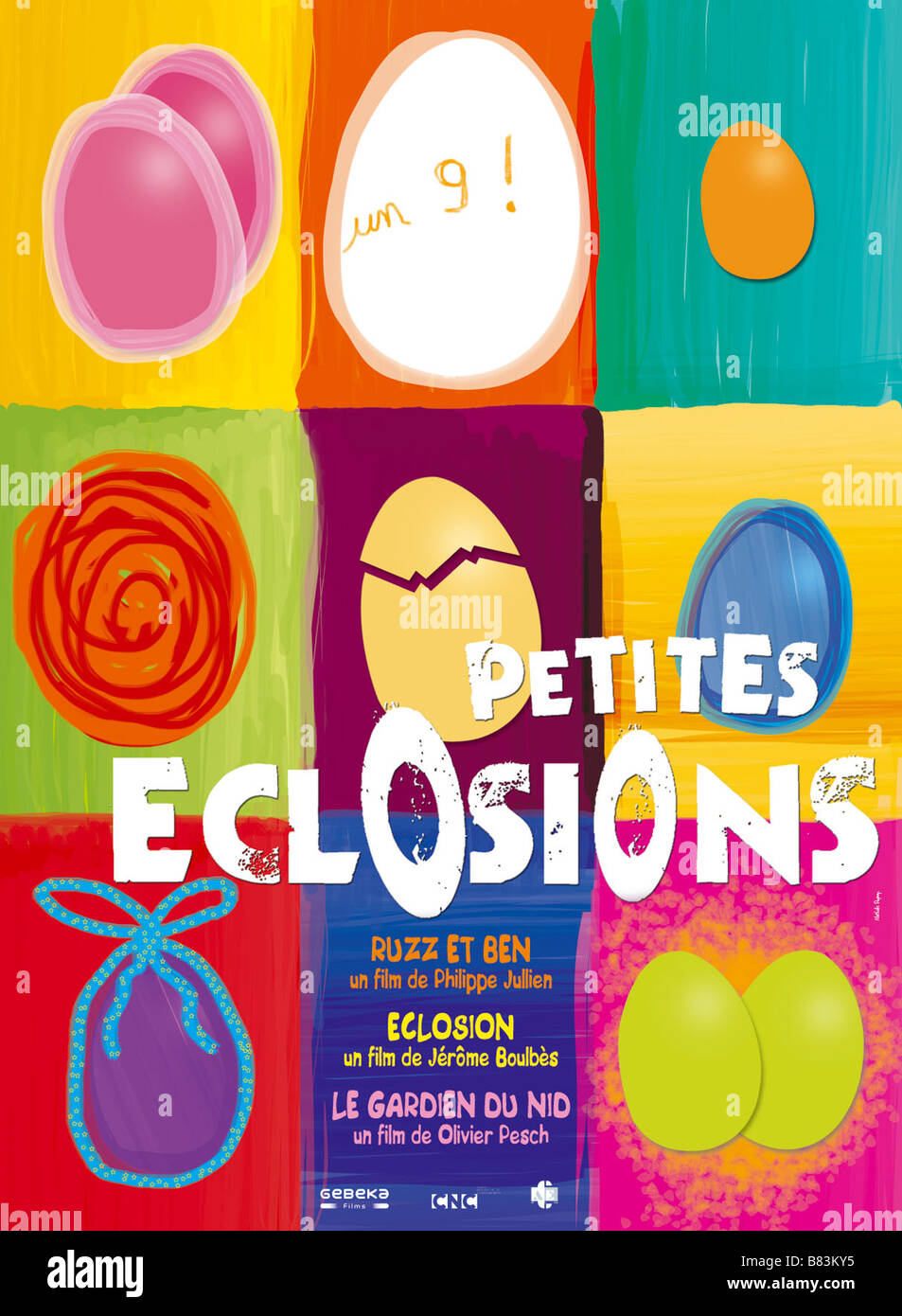 Petites éclosions Petites éclosions Jahr: 2008-France Affiche/Poster Regie: Philippe Jullien, Jérôme Boulbès, Olivier Pesch 3 Court métrages d'Animation Stockfoto