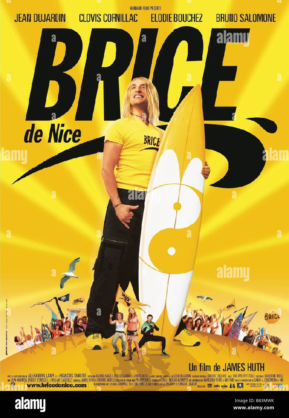 Brice de Nice Jahr: 2005 Frankreich Jean Dujardin Regie: James Huth Poster Stockfoto