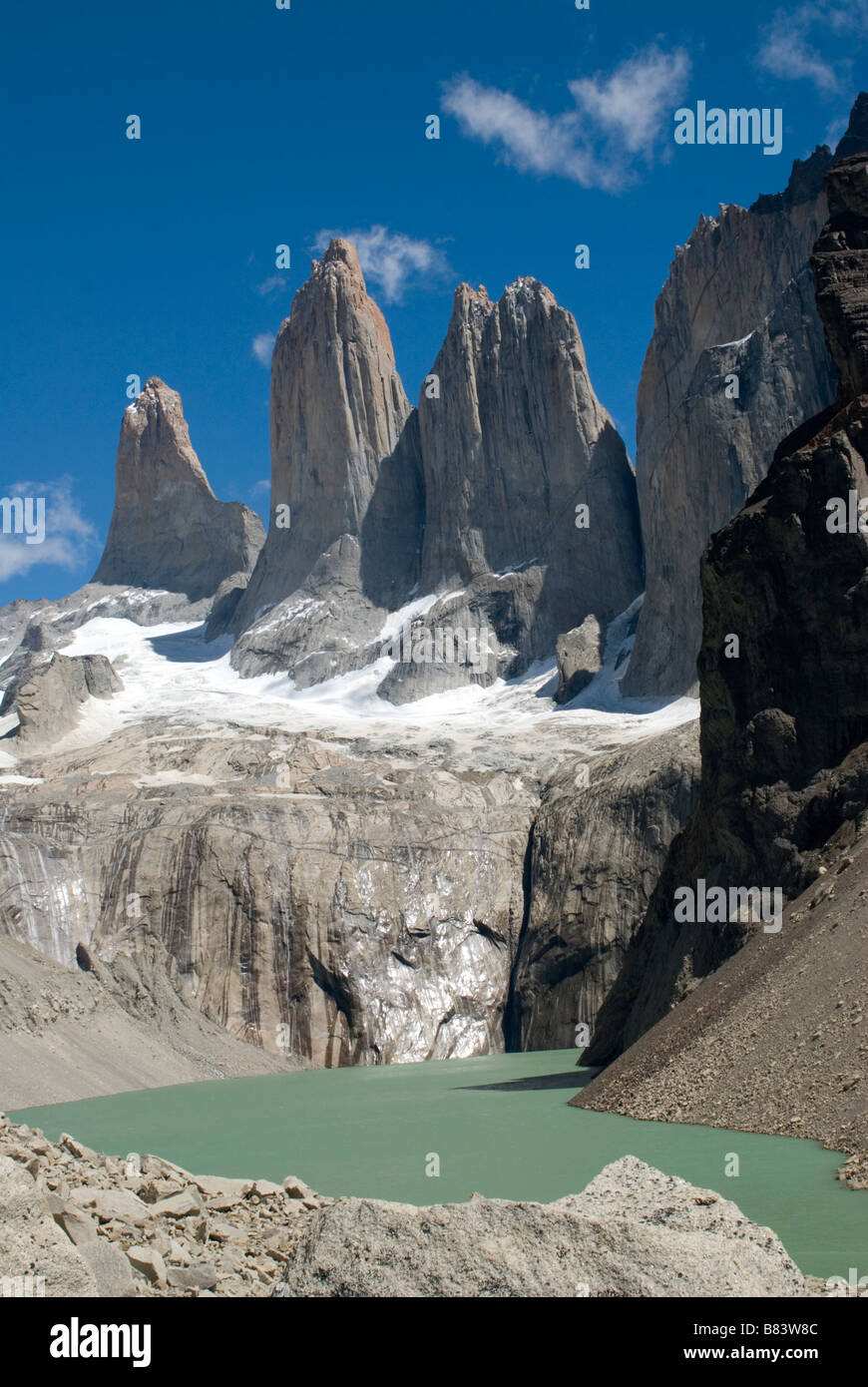 Torres Del Paine (Türme von Paine), Chile Stockfoto