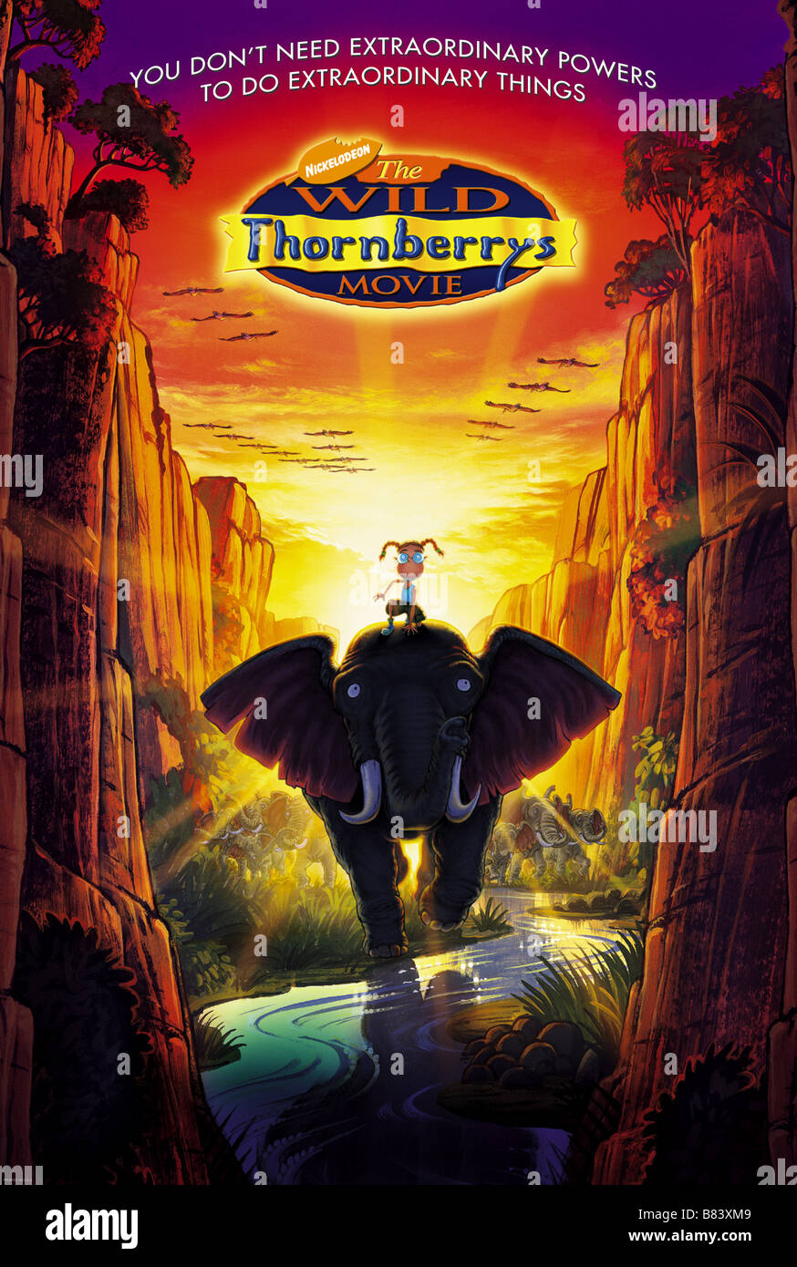 Die Wild Thornberrys Movie Jahr: 2002 USA Regie: Cathy Malkasian, Jeff McGrath Filmplakat (USA) Stockfoto