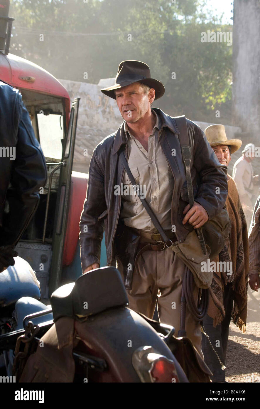 Indiana Jones und das Königreich des Kristallschädels Harrison Ford Jahr: 2008 Regie: Steven Spielberg. Stockfoto