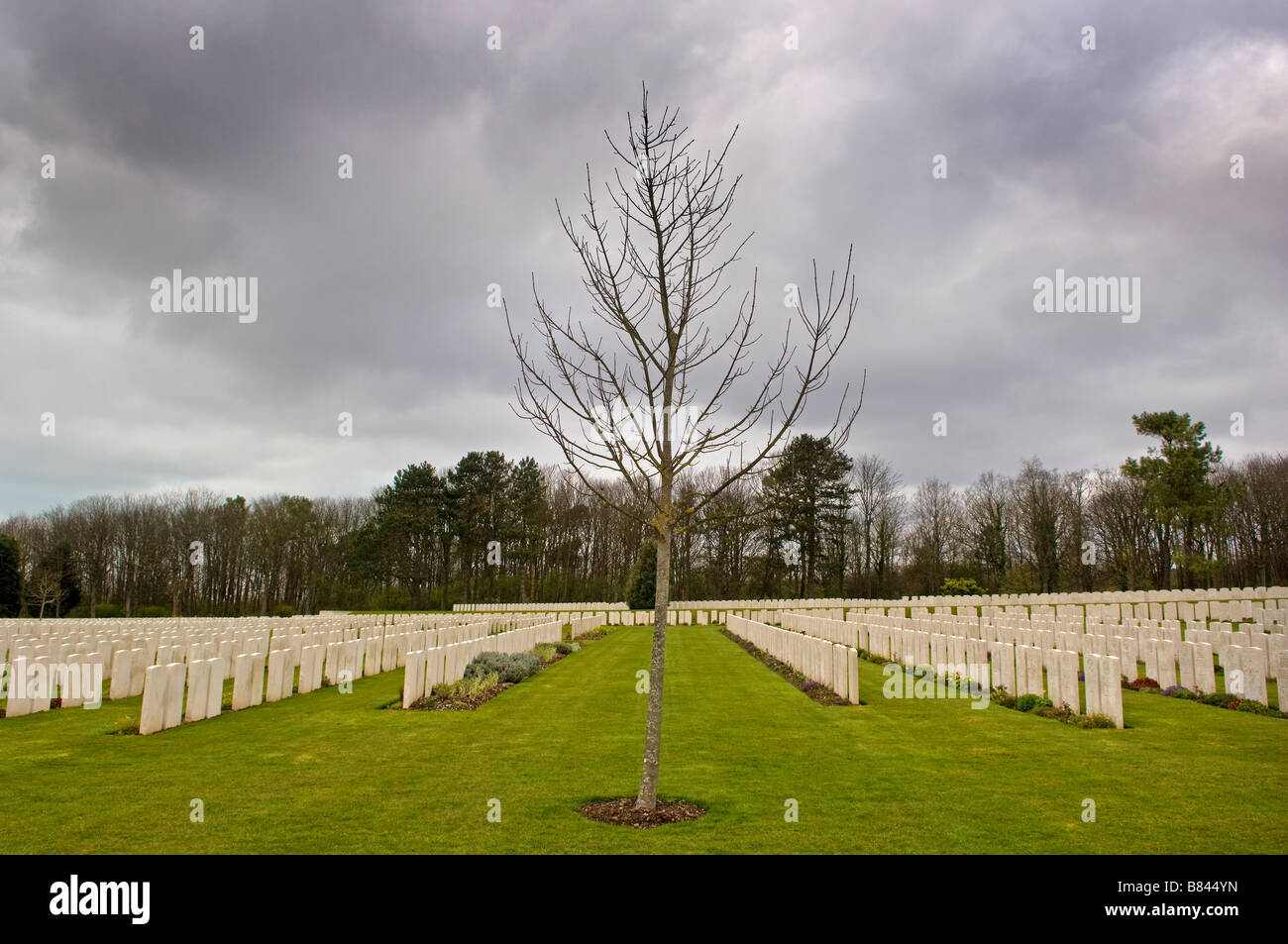 [Krieg Gräber] Nordfrankreich [1. Weltkrieg] [1914-1918] Stockfoto