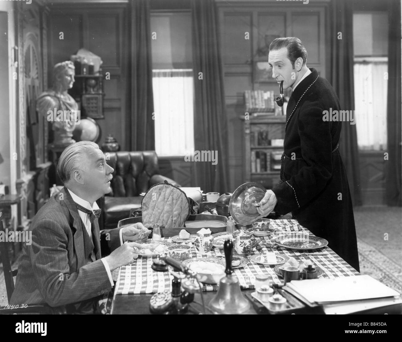 Die Frau in Grün Jahr: 1945 - USA Regie: Roy William Neill Basil Rathbone, Nigel Bruce Stockfoto