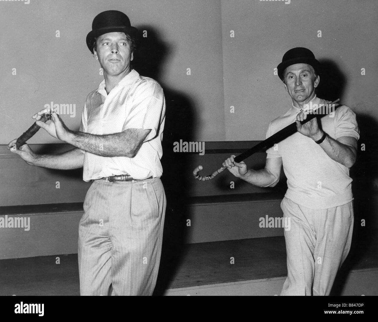 Kirk Douglas und Burt Lancaster Um 1960 "Nacht der 100 Sterne' Stockfoto