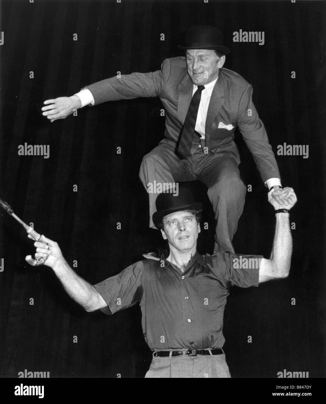 Kirk Douglas und Burt Lancaster Um 1960 "Nacht der 100 Sterne' Stockfoto