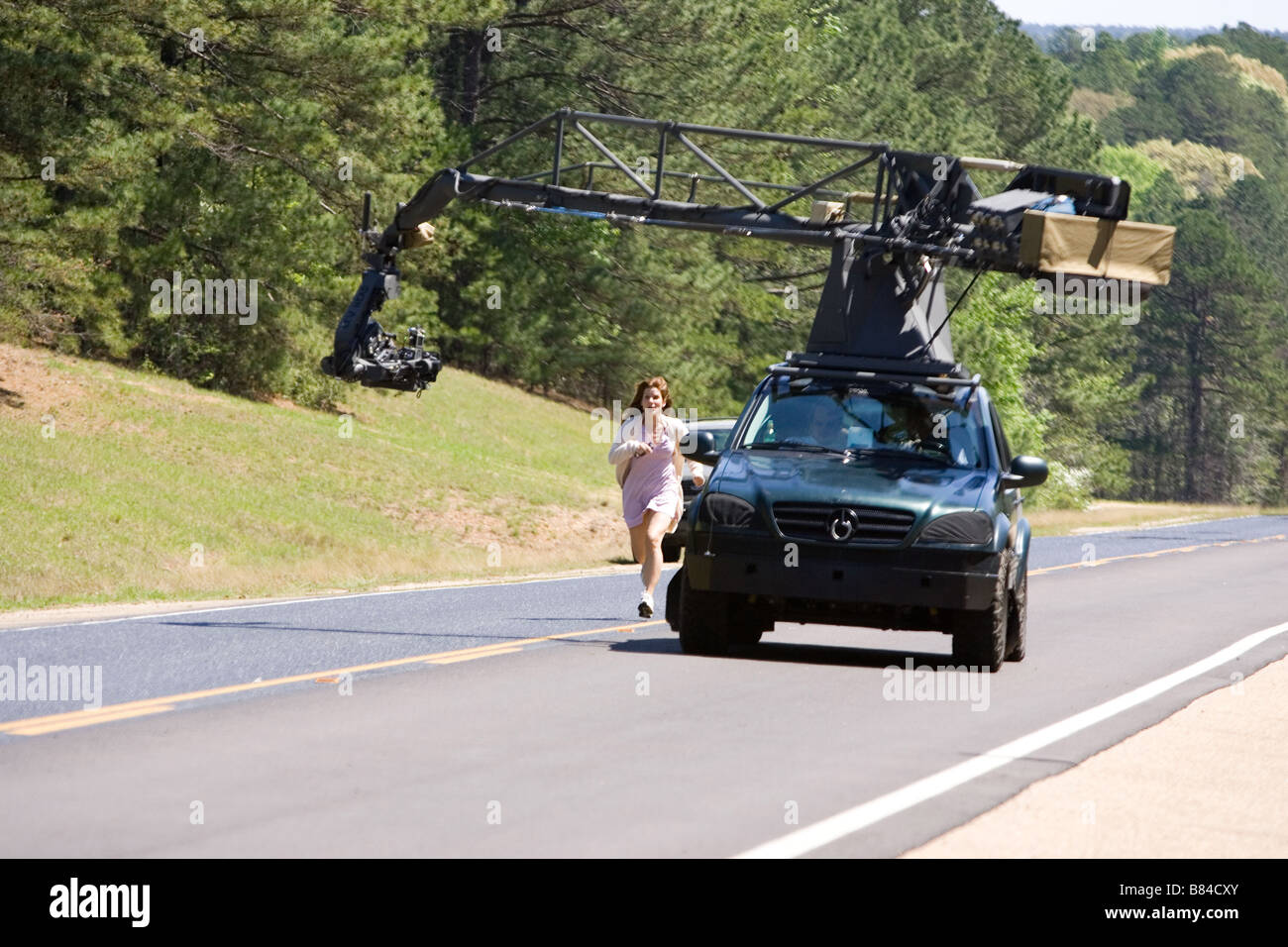 Premonition (2007) USA Sandra Bullock auf dem Set Regie: Mennan Yapo Stockfoto