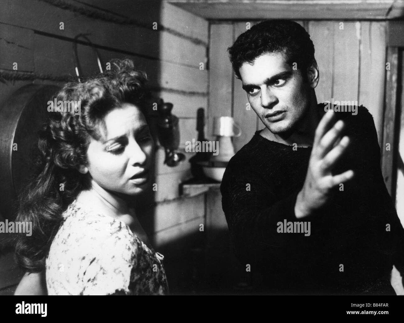 Siraa Fil-Wadi Jahr: 1954 Ägypten Faten Hamama, Omar Sharif Regie: Youssef Chahine Stockfoto