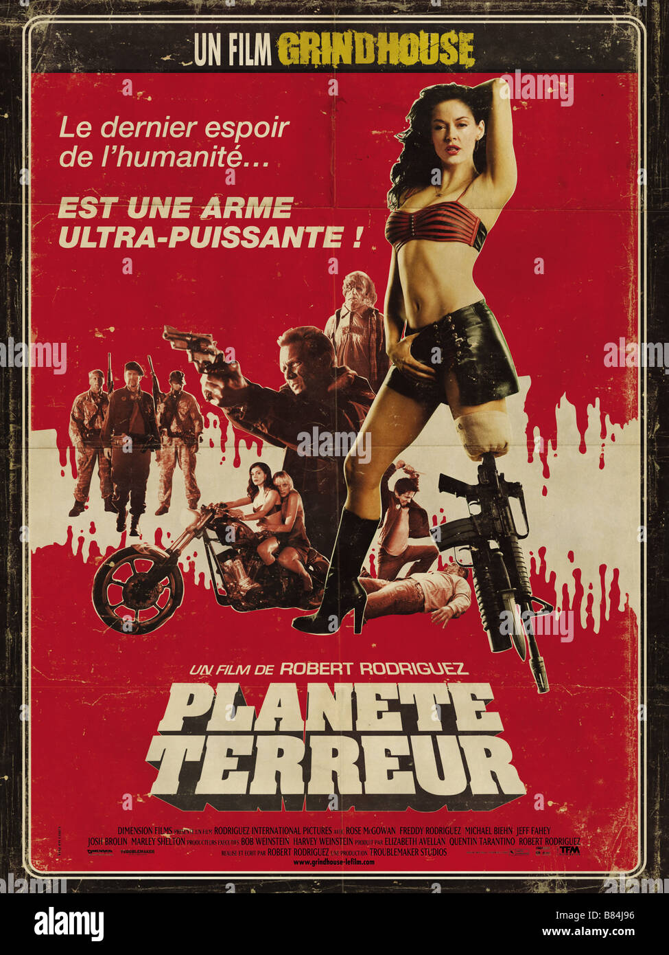 Planet Terror Rose Mcgowan Poster 2007 Stockfotos Und Bilder Kaufen Alamy
