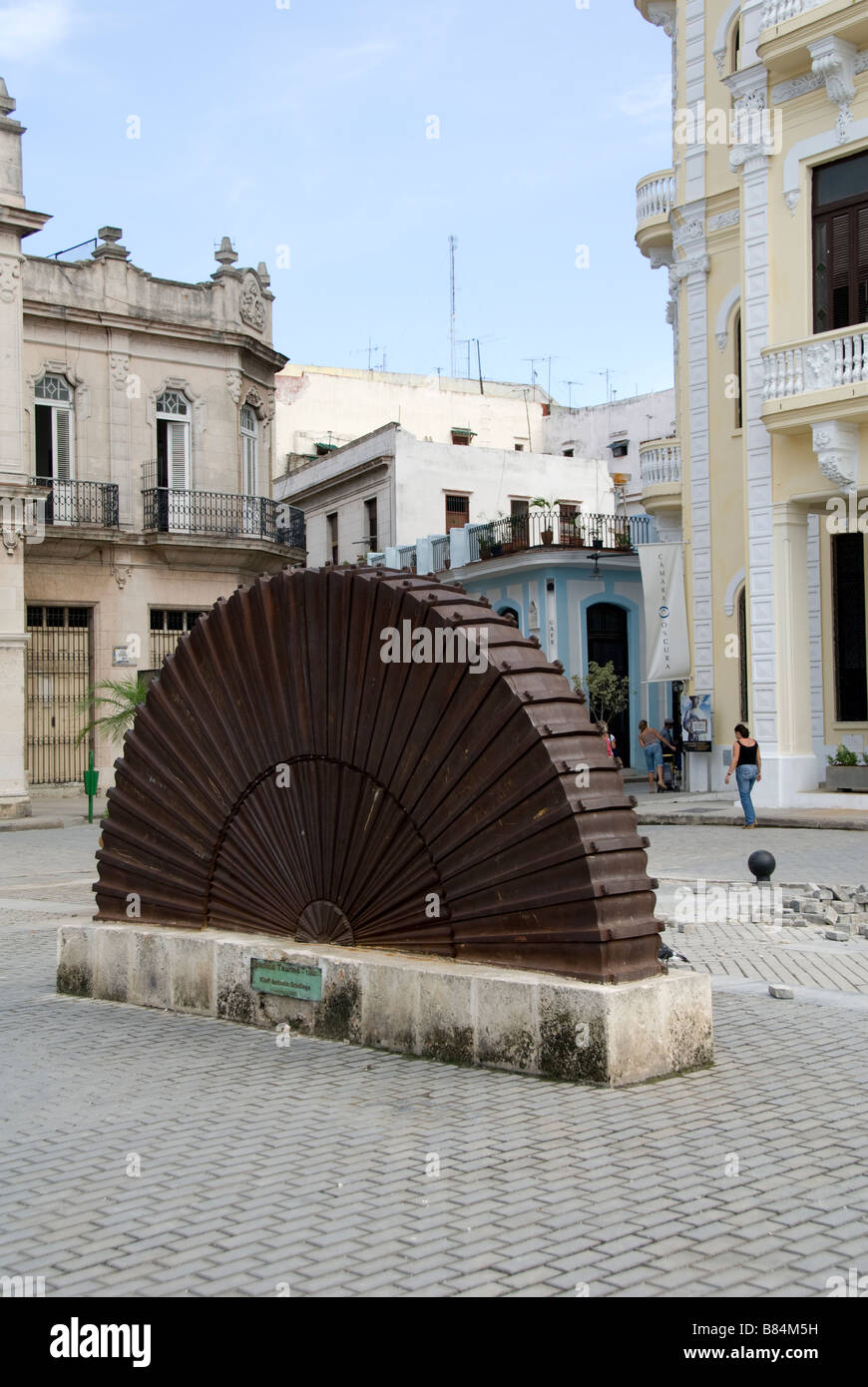 Kuba La Havanna Plaza Vieja Stockfoto