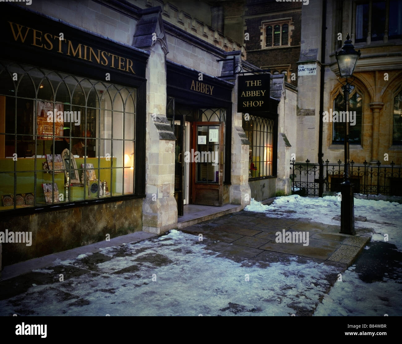 Der Westminster-Abtei-Shop. Westminster, London, England, UK. Stockfoto