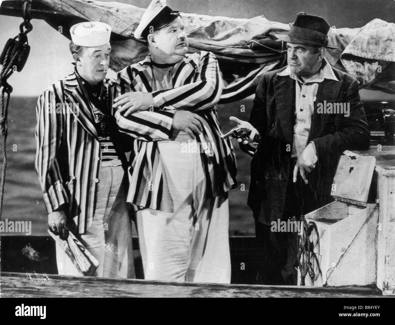 Saps at sea Jahr: 1940-usa Stan Laurel, Oliver Hardy Réal: Gordon Douglas Stockfoto