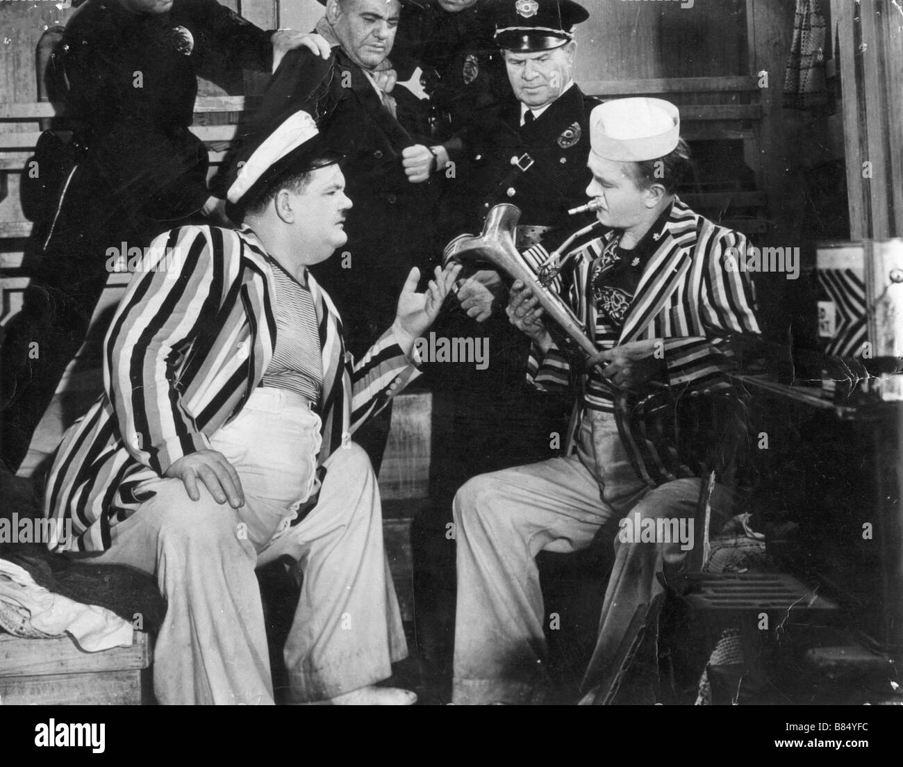 Saps at sea Jahr: 1940-usa Stan Laurel, Oliver Hardy Réal: Gordon Douglas Stockfoto