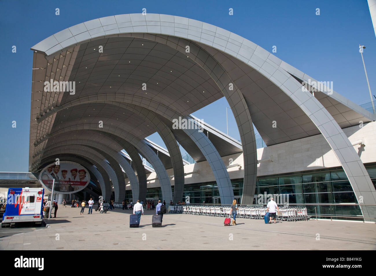 Neuen Emirates Terminal 3 drei Dubai Airport Vereinigte Arabische Emirate Stockfoto