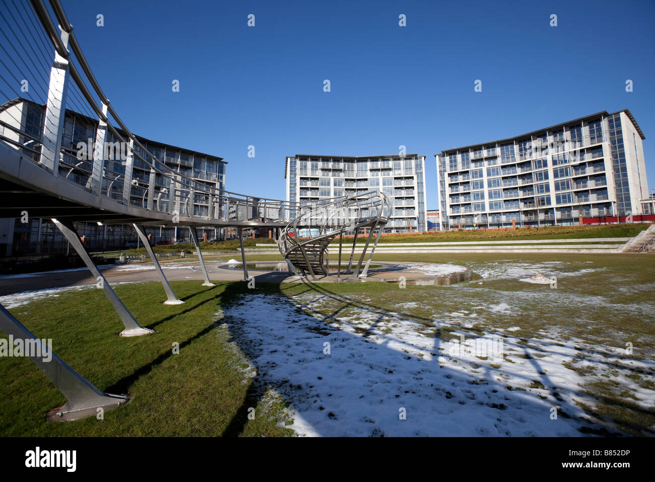 Appartements im Park Central Entwicklung in Birmingham England UK Stockfoto