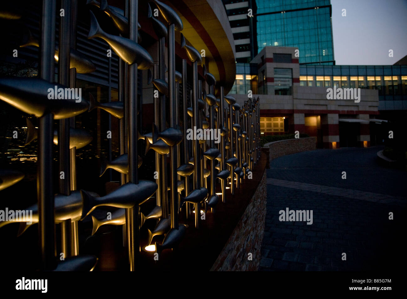 InterContinental Hotel Exterior Dubai Vereinigte Arabische Emirate Stockfoto