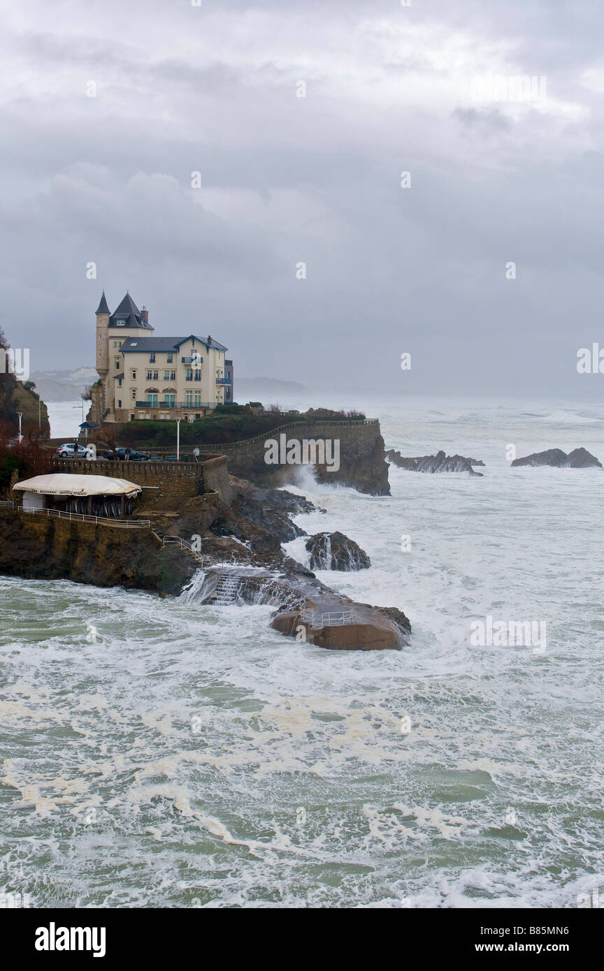 24. Januar 2009 KLaus Sturm in Biarritz Villa Belza Pays Basque France Stockfoto