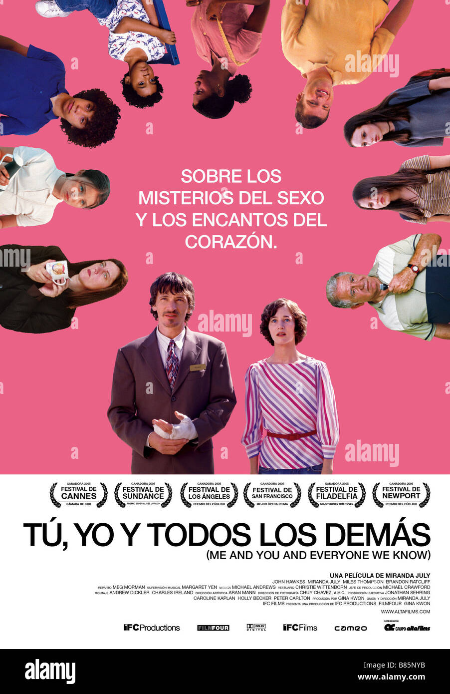 Moi, Toi et tous les autres Ich und Du und alle die wir kennen: Année 2005 - USA Affiche Espagnole, poster Regie: Miranda July Stockfoto Moi, Toi et tous les autres Ich und Du und alle die wir kennen: Année 2005 - USA Affiche Espagnole, poster Regie: Miranda July Stockfoto