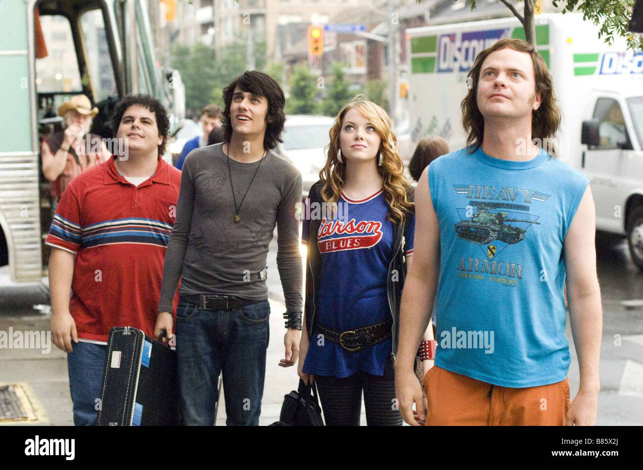 Die Rocker Jahr: 2008 USA Regie: Peter Cattaneo Josh Gad, Teddy Geiger, Emma Stone, Rainn Wilson Stockfoto