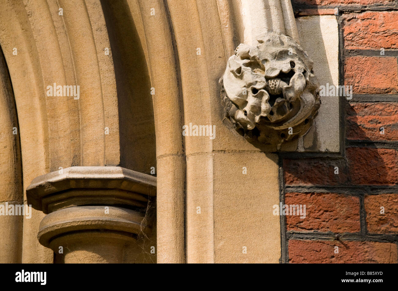 Architekturdetail, Gasthaus Lincolns, London, UK Stockfoto