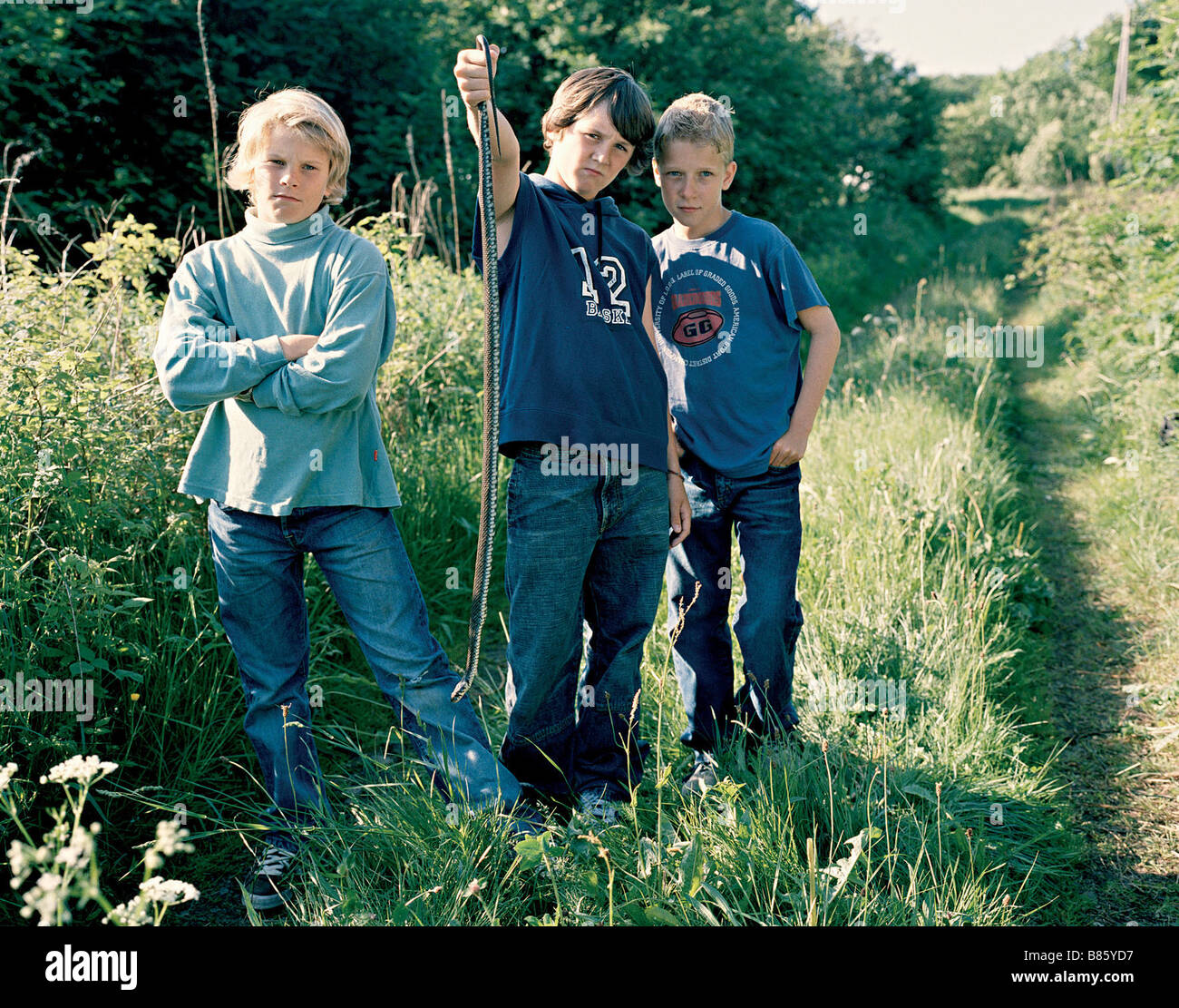 Die Farbe der Milch (International: Englischer Titel) Ikke naken (2004) Norwegen Bernhard Naglestad Regie: Torun Lian Stockfoto
