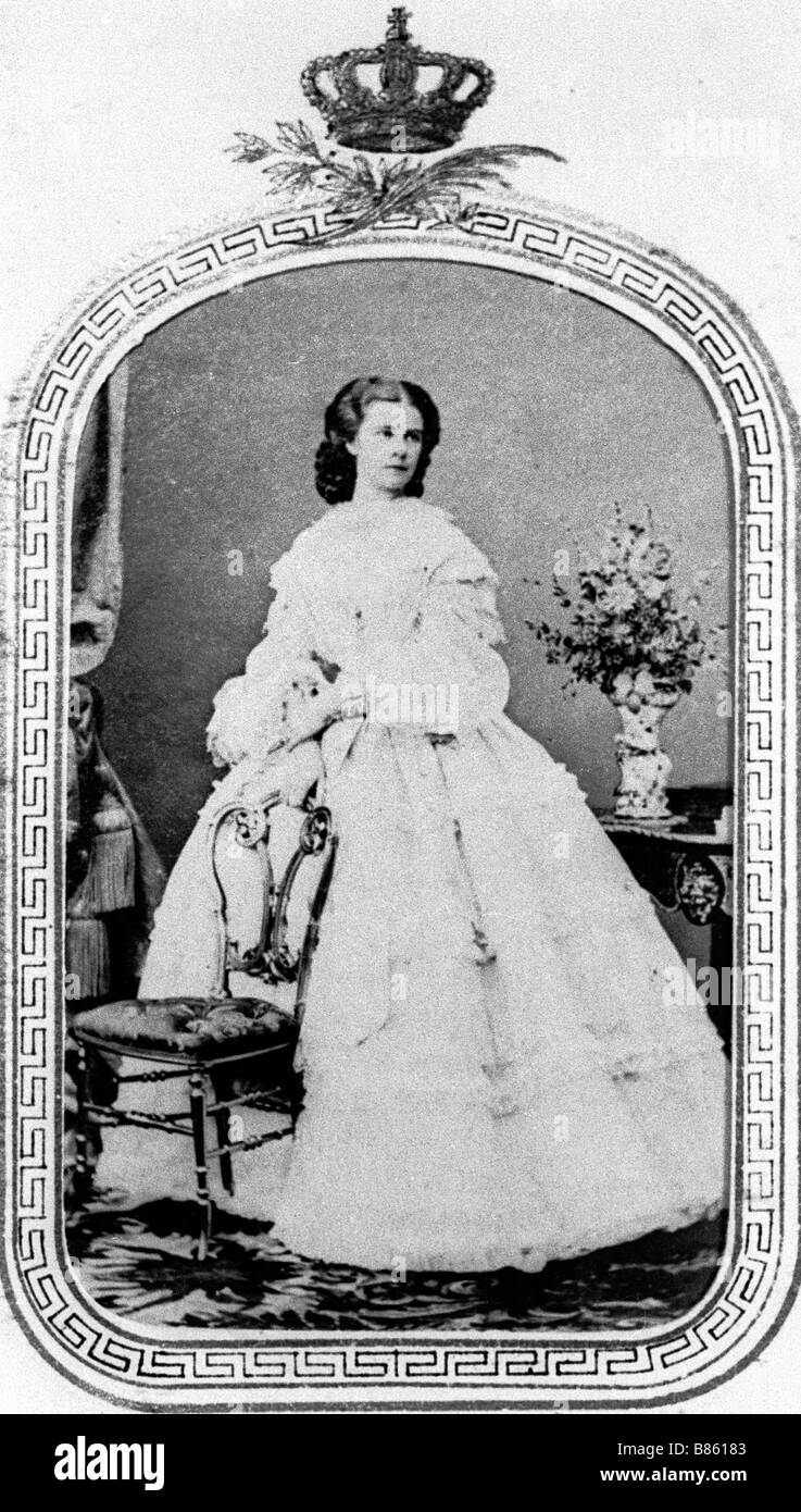 Empress Elizabeth von Österreich Stockfoto