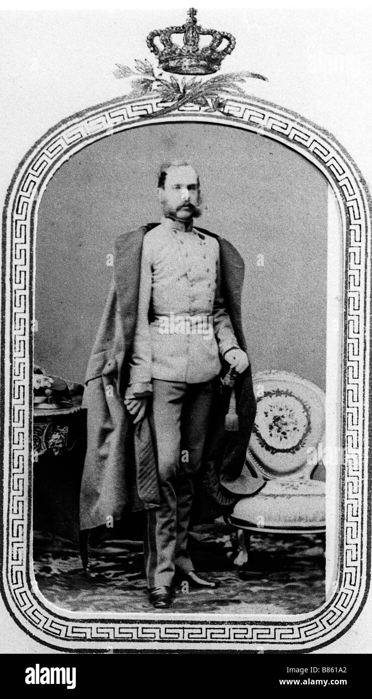Franz Joseph, Kaiser von Österreich und König von Ungarn Stockfoto
