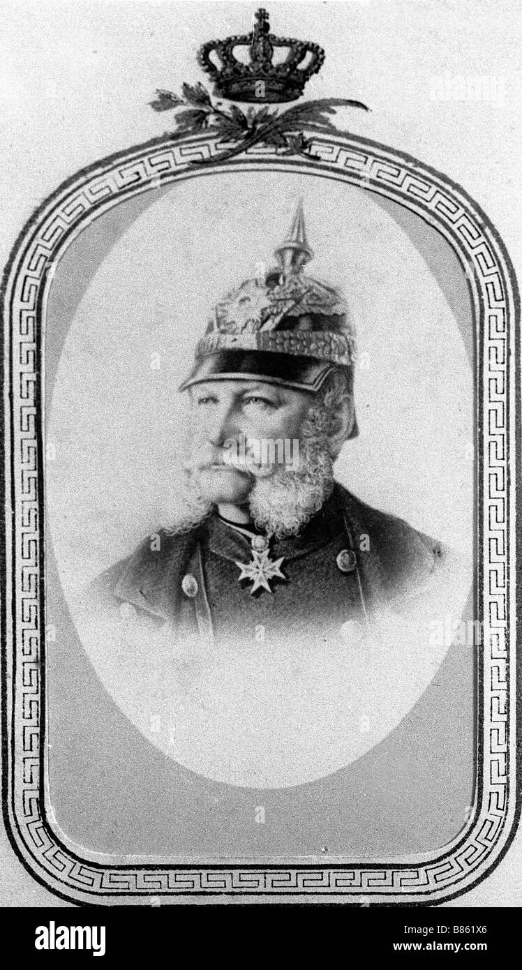 Kaiser Wilhelm I Stockfoto