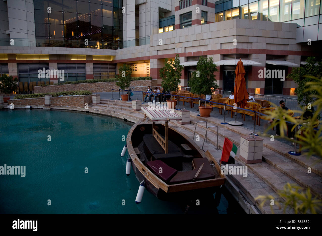 InterContinental Hotel Exterior Dubai Vereinigte Arabische Emirate Stockfoto