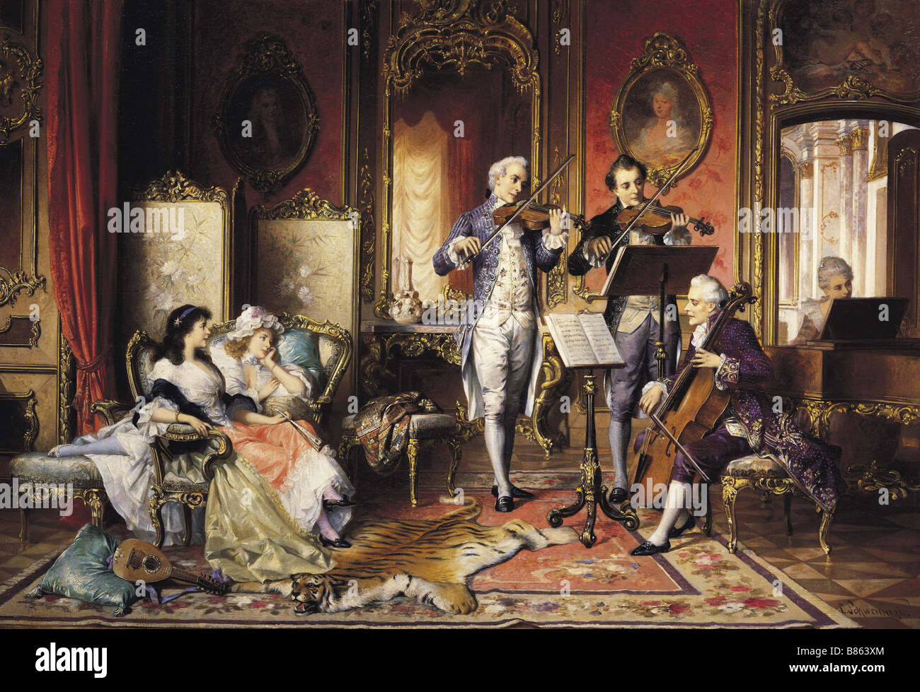 Schweninger, EIN Musikalisches Interlude Stockfoto