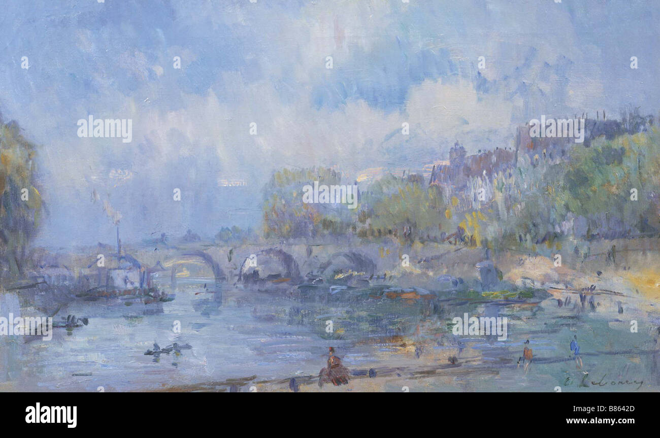 Lebourg, Le Pont Marie in Paris Stockfoto