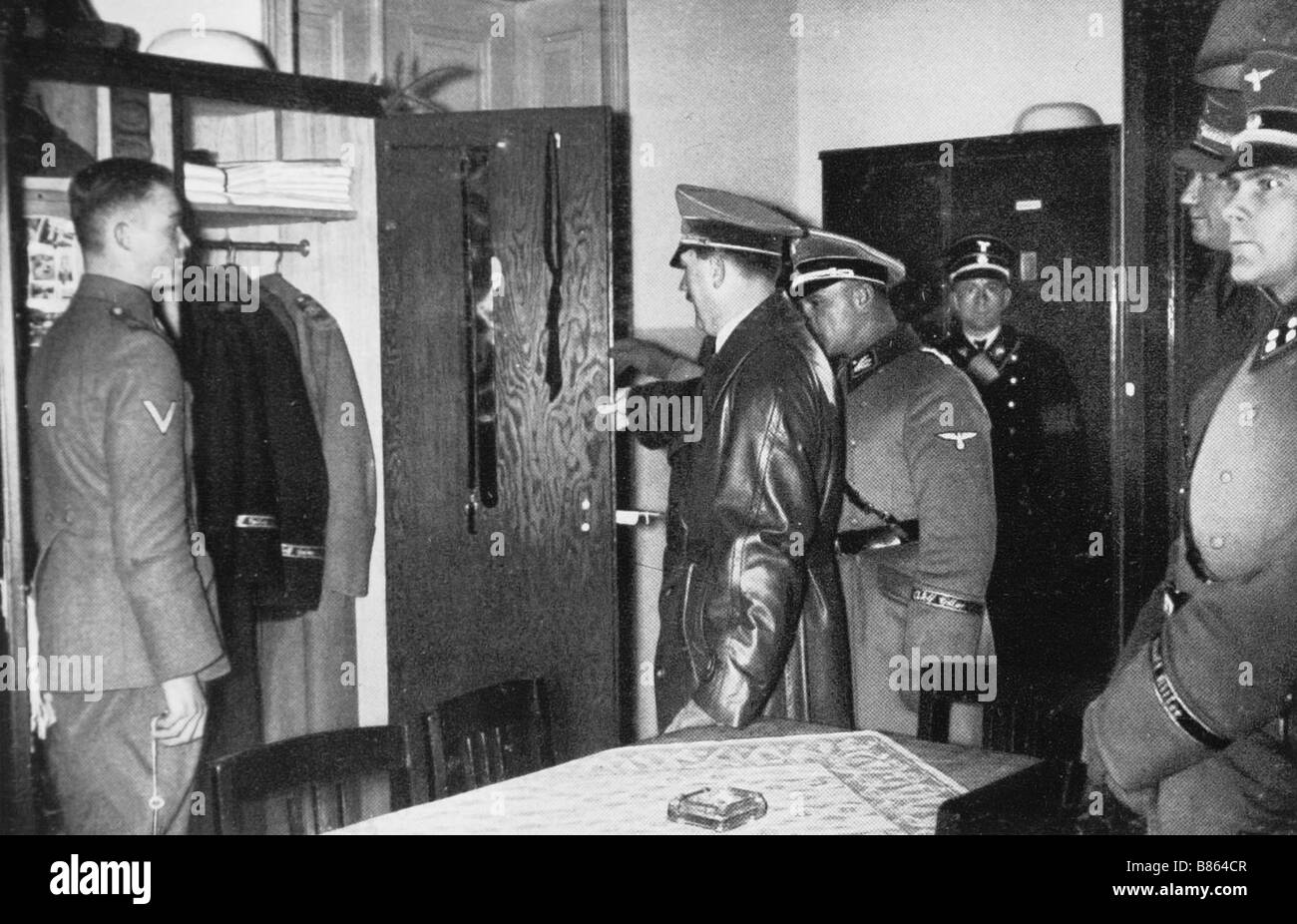 Hitler Inspektion Personnal Hut Stockfoto