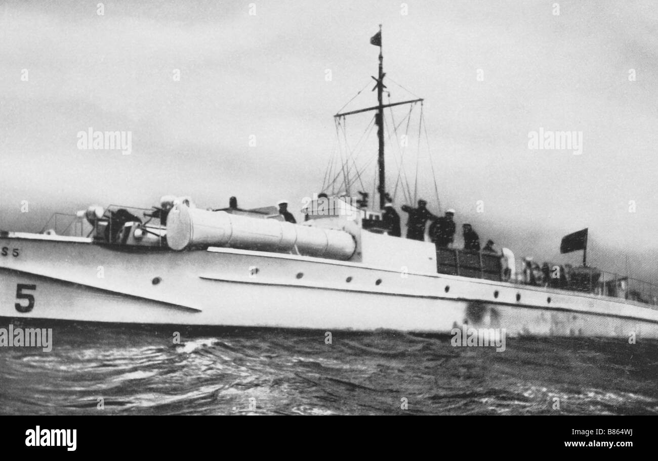 Ein deutscher Ostseekreuzer (1935) Stockfoto