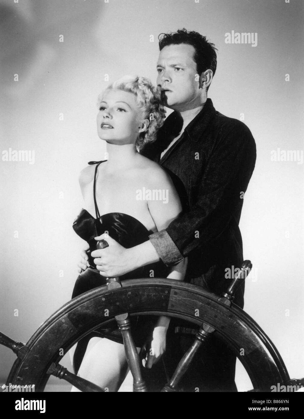 Die Lady von Shanghai Jahr: 1947 - USA Regie: Orson Welles Orson Welles, Rita Hayworth Stockfoto
